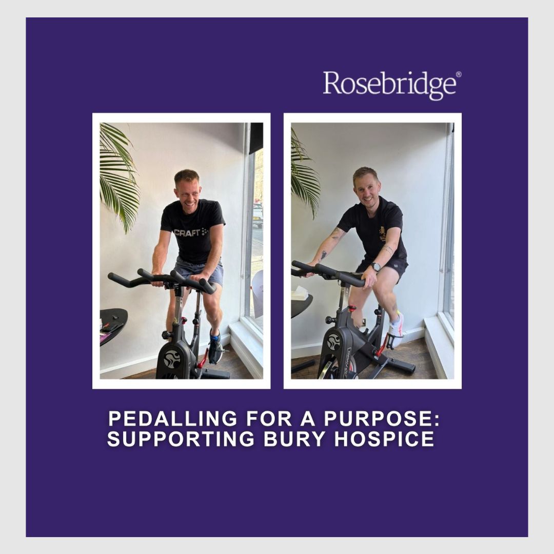 Screenshot of our Linkeldin post covering the charity bike ride partaken by Andrew and Sean.
