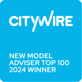 Citywire new model adviser top 100 2024 winner logo